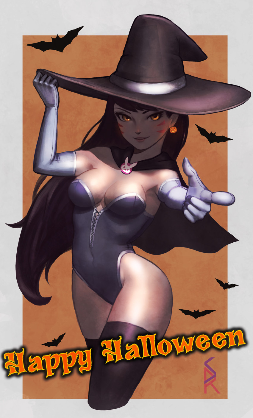 d.va (overwatch and 1 more) drawn by shinra_(baby80526)