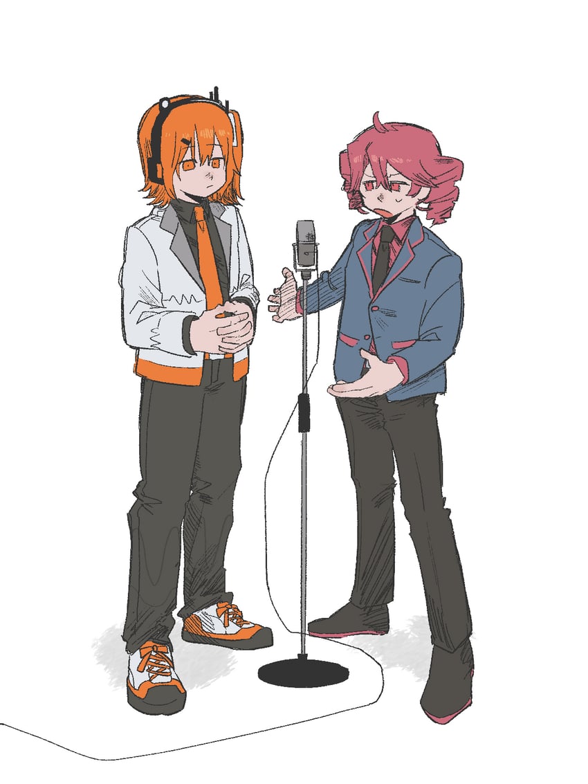 kasane teto and adachi rei (utau and 1 more) drawn by atsuko_(222atuko)