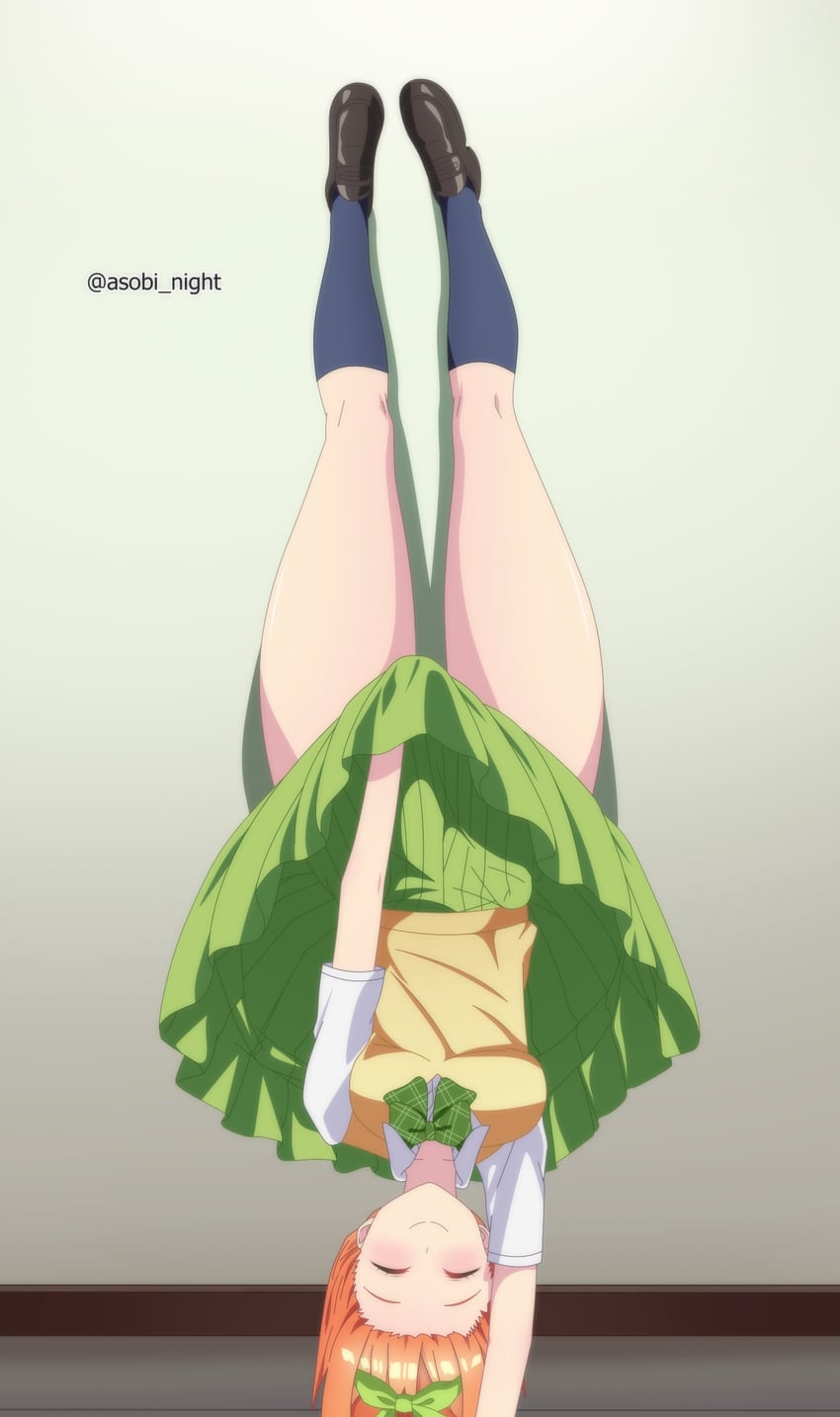 nakano yotsuba (go-toubun no hanayome and 1 more) drawn by asobi_night