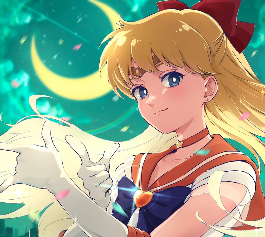 aino minako, sailor venus, and super sailor venus (bishoujo senshi sailor moon) drawn by yuu_miiio