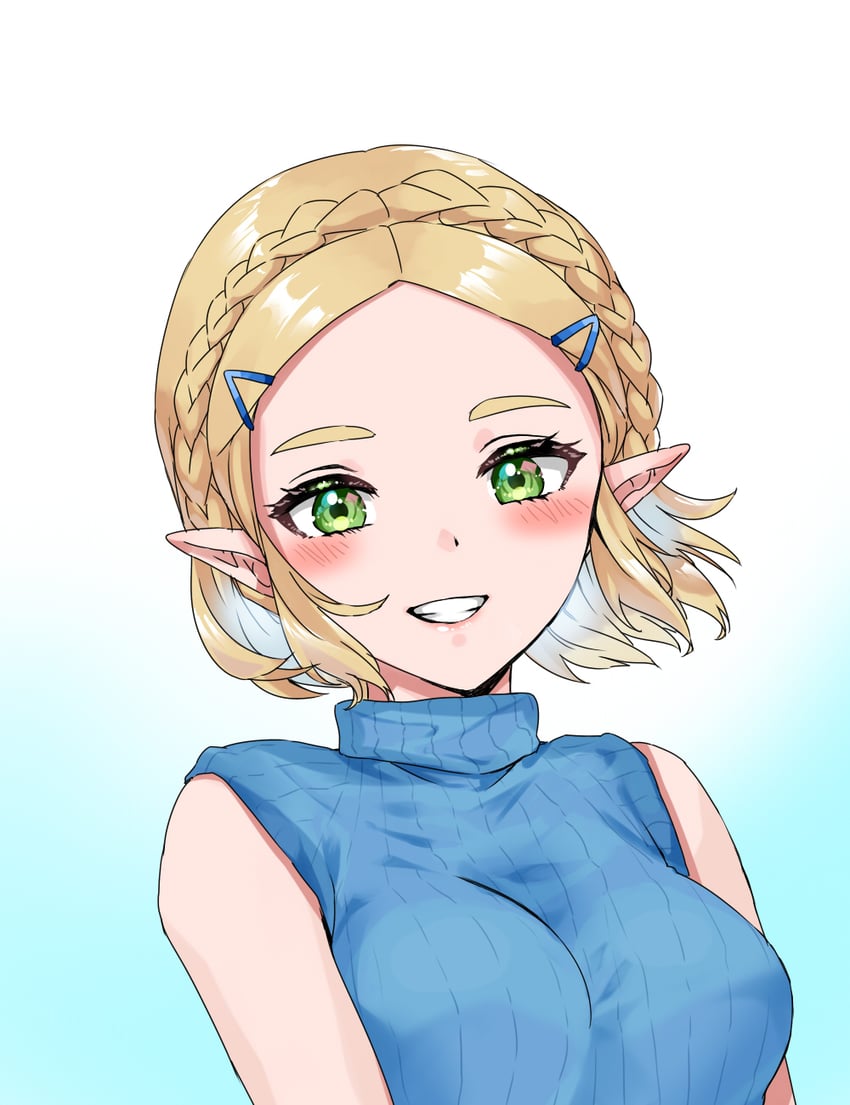 princess zelda (the legend of zelda and 1 more) drawn by wasabi_(legemd)