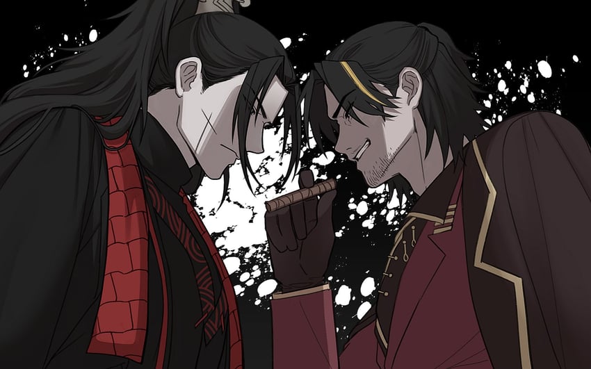 jia qiu and lei heng (project moon and 1 more) drawn by hongru_halmae