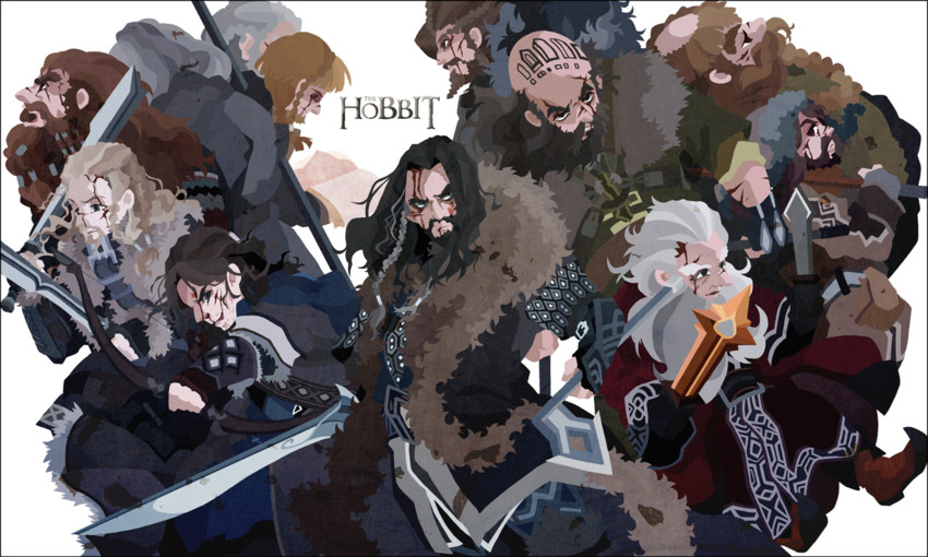 thorin oakenshield, fili, kili, balin, dwalin, and 8 more (tolkien's legendarium and 1 more) drawn by kuroihato