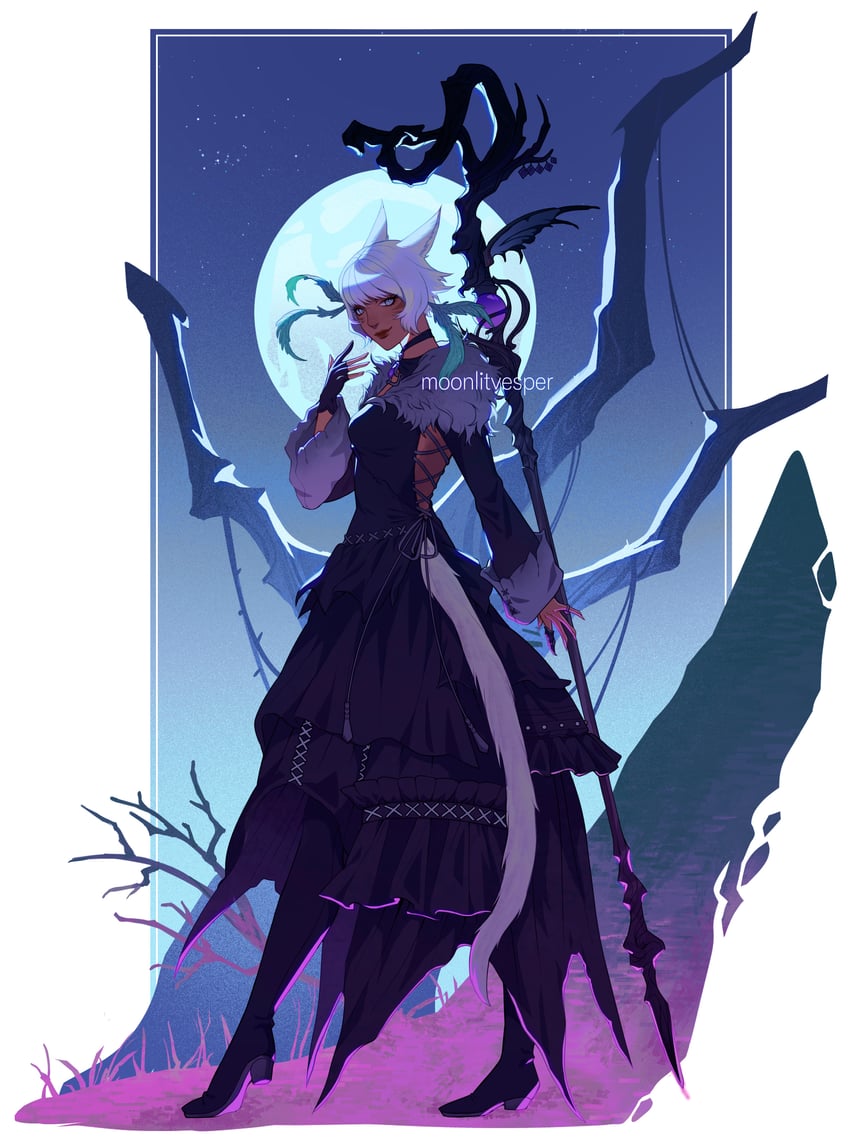 y'shtola rhul (final fantasy and 1 more) drawn by vesper_(v17-20)