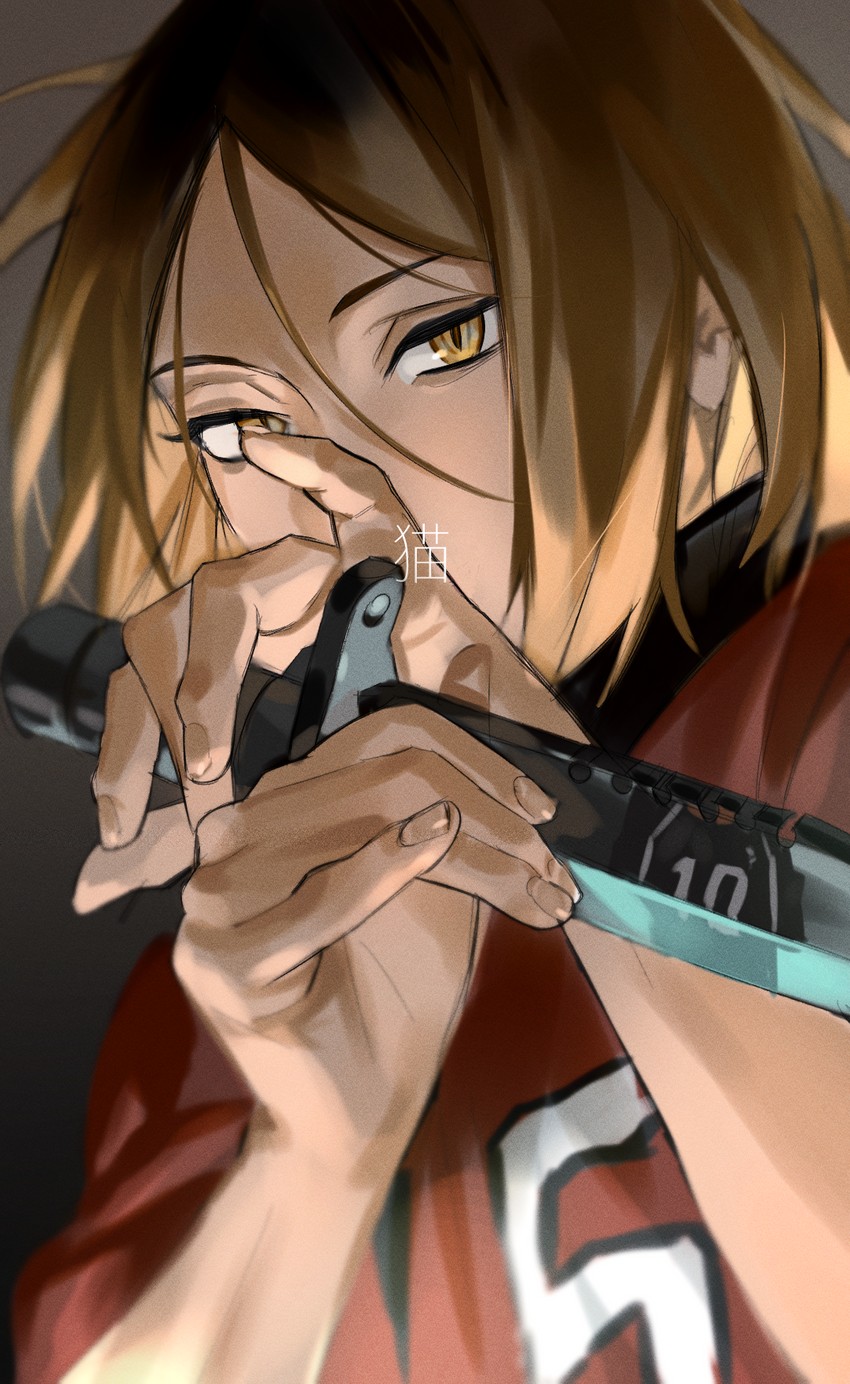 hinata shouyou and kozume kenma (haikyuu!!) drawn by keki_chogyegi