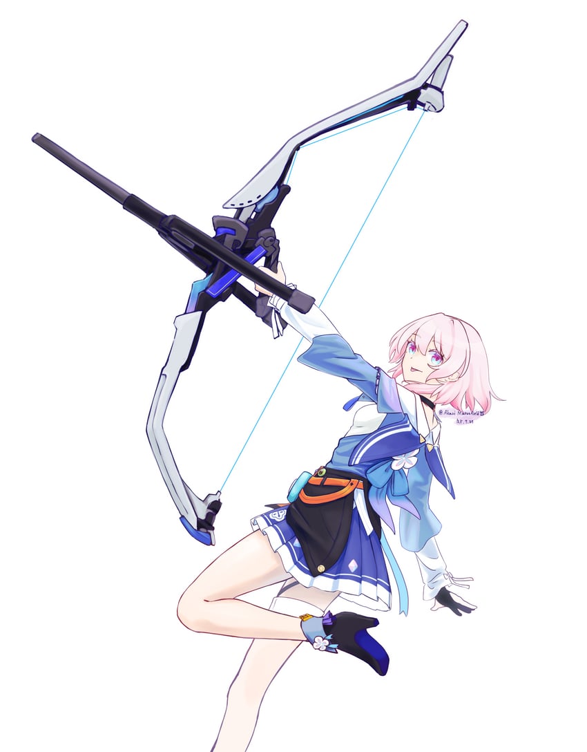 march 7th (honkai and 1 more) drawn by akarimaronfield
