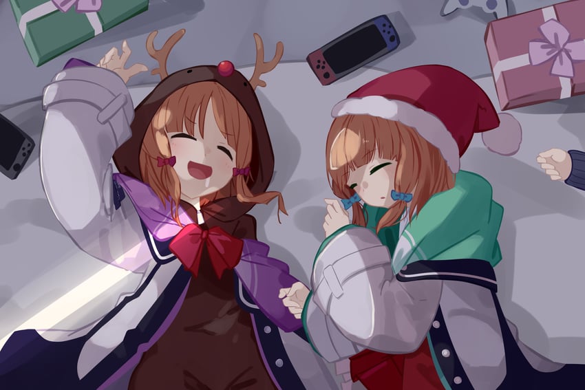 momoi and midori (blue archive) drawn by turn-s