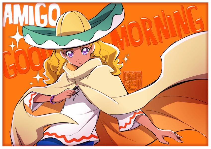 amamiya elena (precure and 1 more) drawn by kamikita_futago