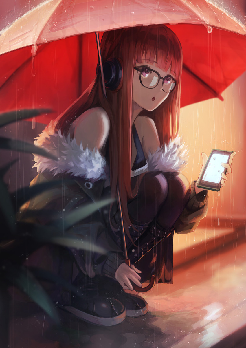 sakura futaba (persona and 1 more) drawn by hakusyokuto