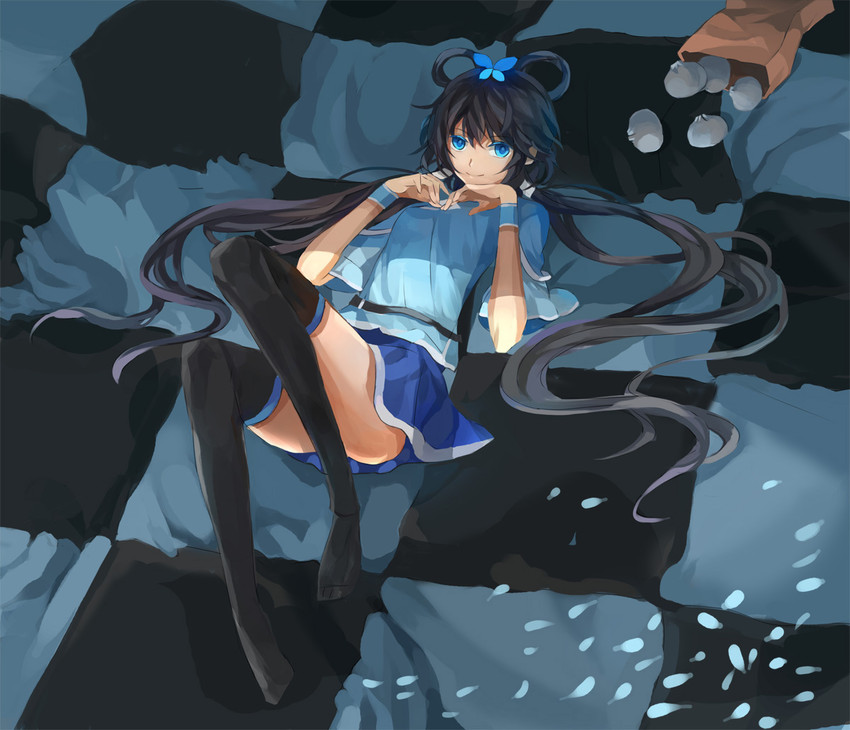 luo tianyi (vocaloid and 2 more) drawn by stripe_(artist)