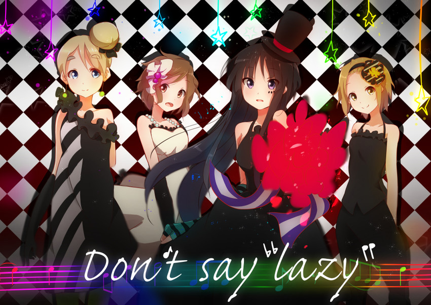 akiyama mio, hirasawa yui, tainaka ritsu, and kotobuki tsumugi (k-on!) drawn by pachi_(sugiyama0306)