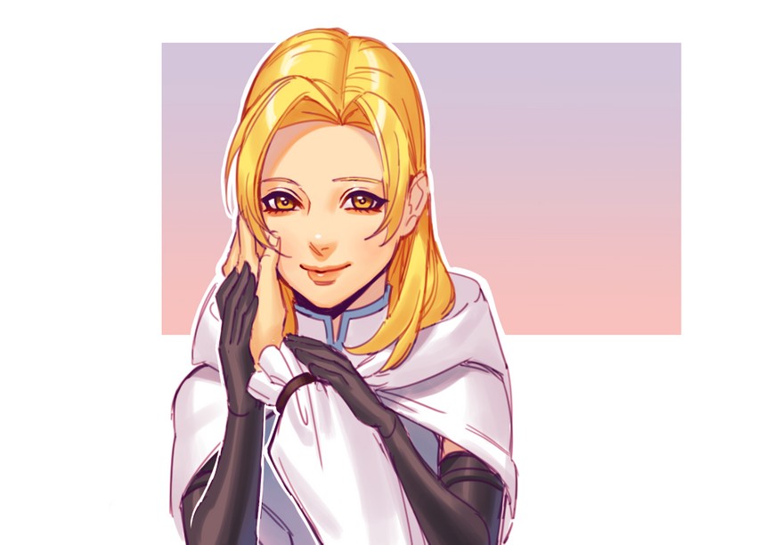 ophilia clement (octopath traveler and 1 more) drawn by mella