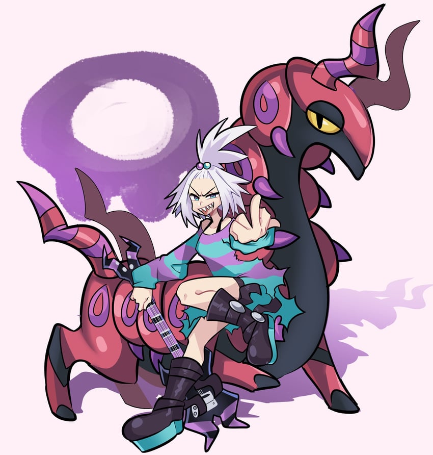 roxie and scolipede (pokemon and 1 more) drawn by missandydandy