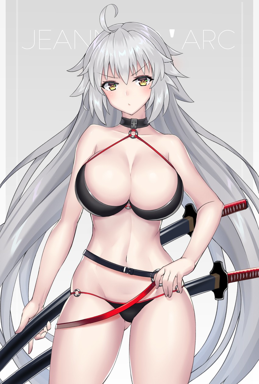 jeanne d'arc alter (fate and 1 more) drawn by mahou_kyuuri