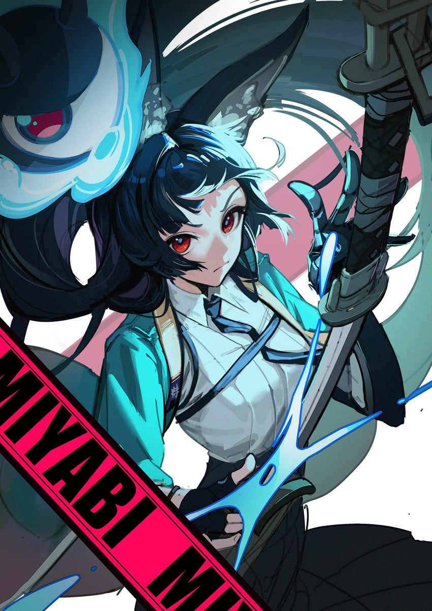 hoshimi miyabi and tailless (zenless zone zero) drawn by lx.hk