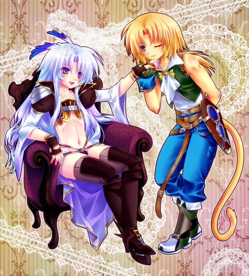 zidane tribal and kuja (final fantasy and 1 more) drawn by minatosaiga