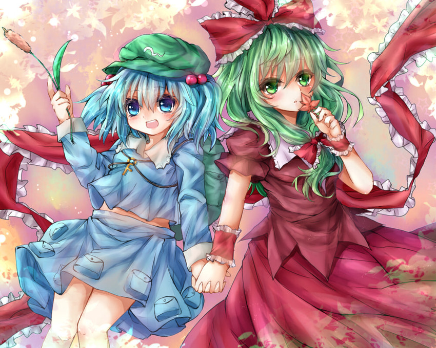 kawashiro nitori and kagiyama hina (touhou) drawn by yudaoshan