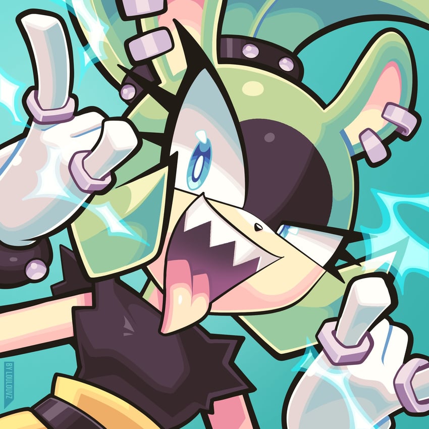 surge the tenrec (sonic and 1 more) drawn by loulou_vz