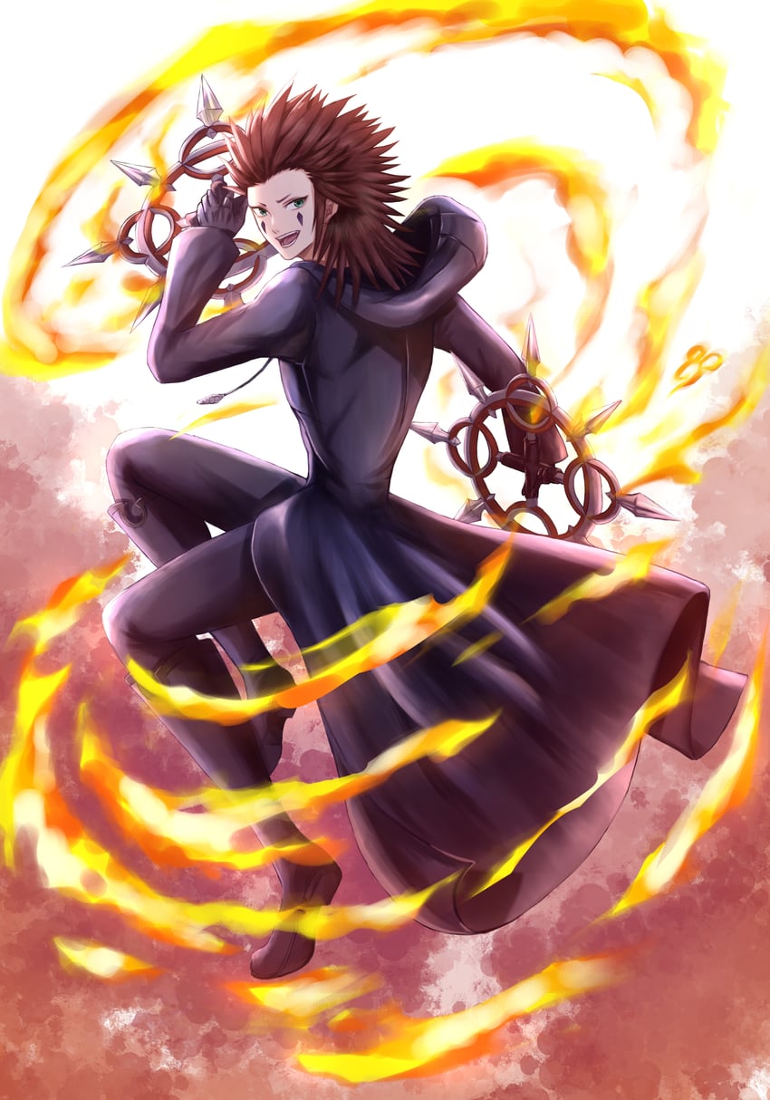 axel (kingdom hearts) drawn by cocoro_oq