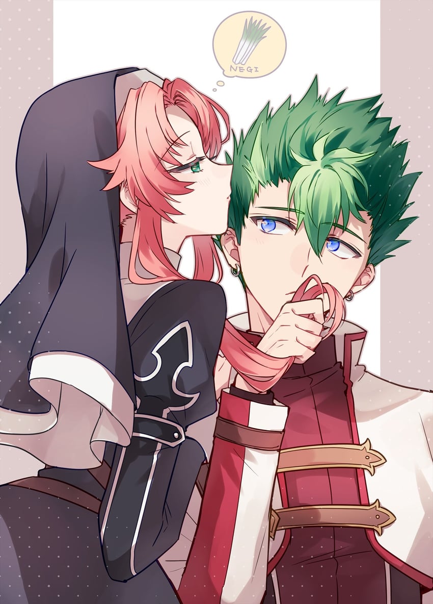 kevin graham and ries argent (eiyuu densetsu and 1 more) drawn by sano_(merrymerry)