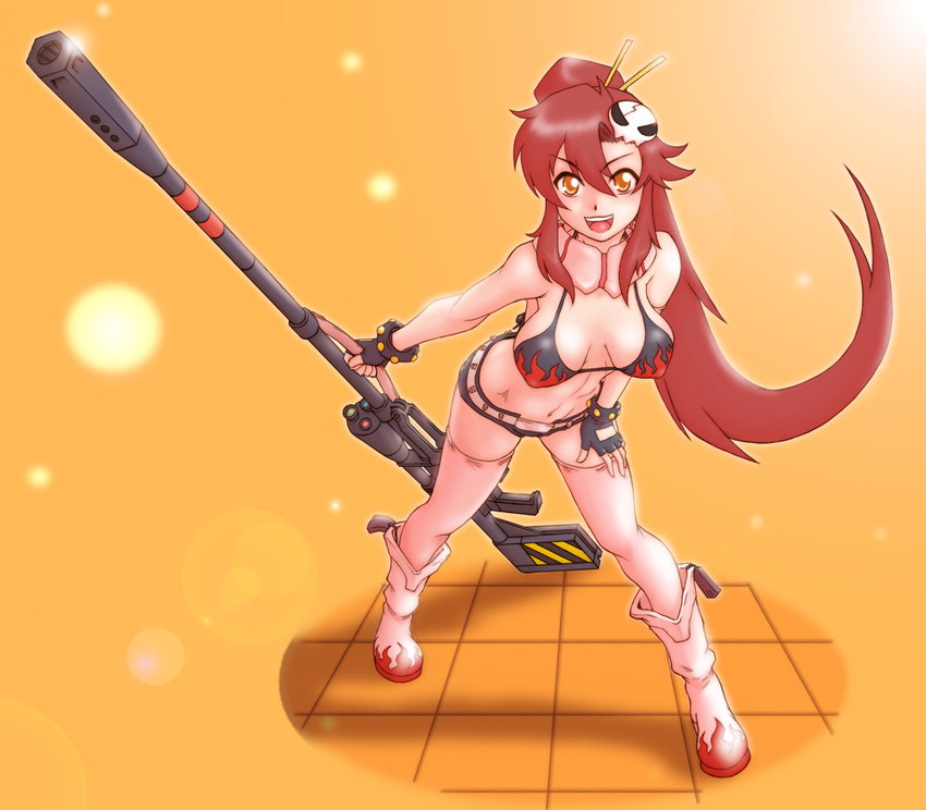 yoko littner (tengen toppa gurren lagann) drawn by acid_(acid-field)
