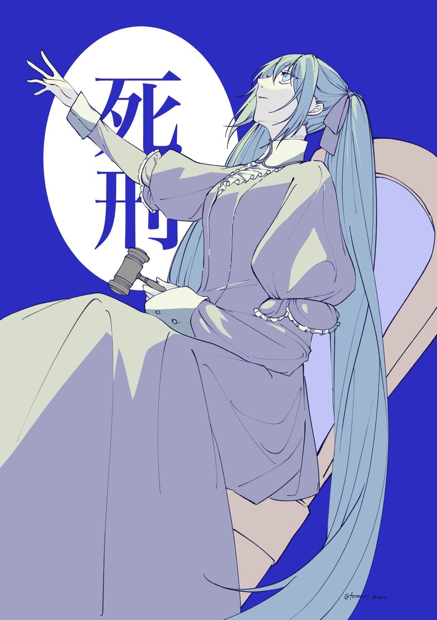 hatsune miku, clockworker's doll, and houtei no nushi (vocaloid and 2 more) drawn by tomari_drew