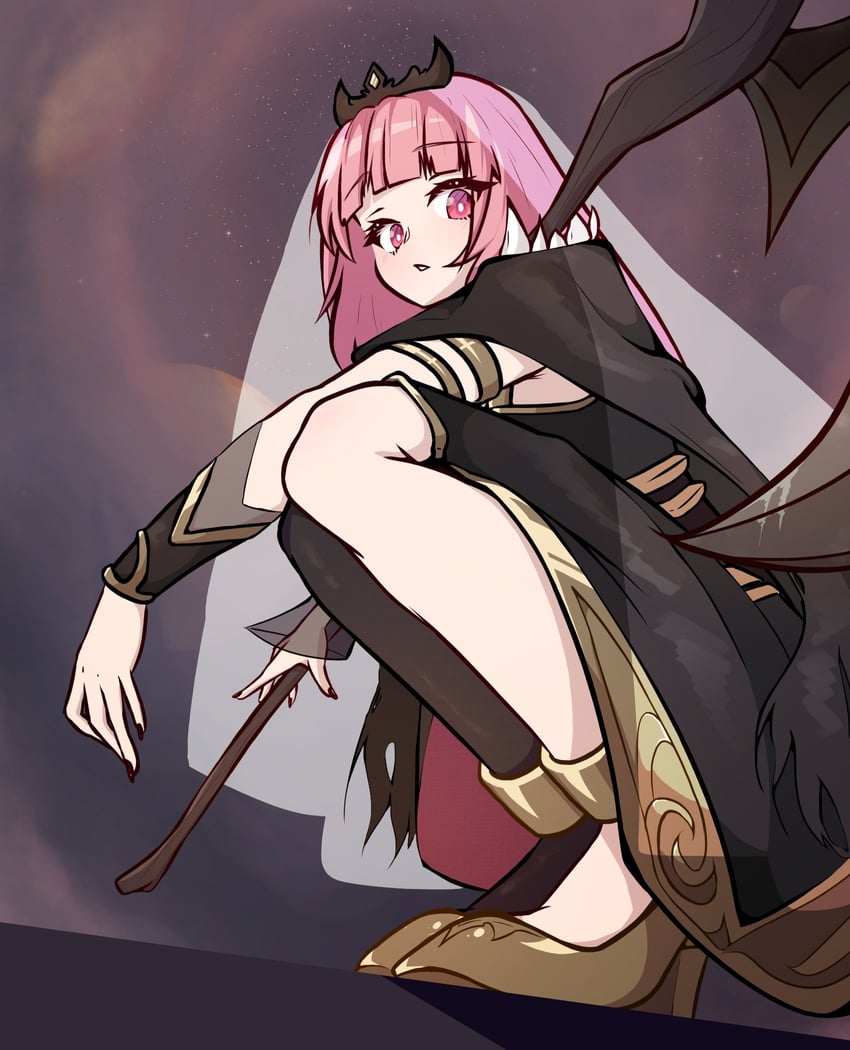 mori calliope (hololive and 1 more) drawn by rownou