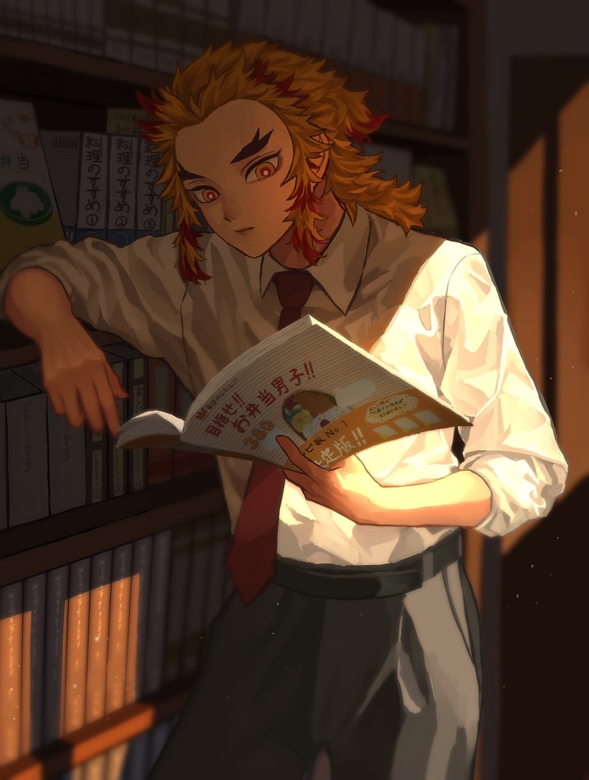 rengoku kyoujurou (kimetsu no yaiba and 1 more) drawn by rengoku0930