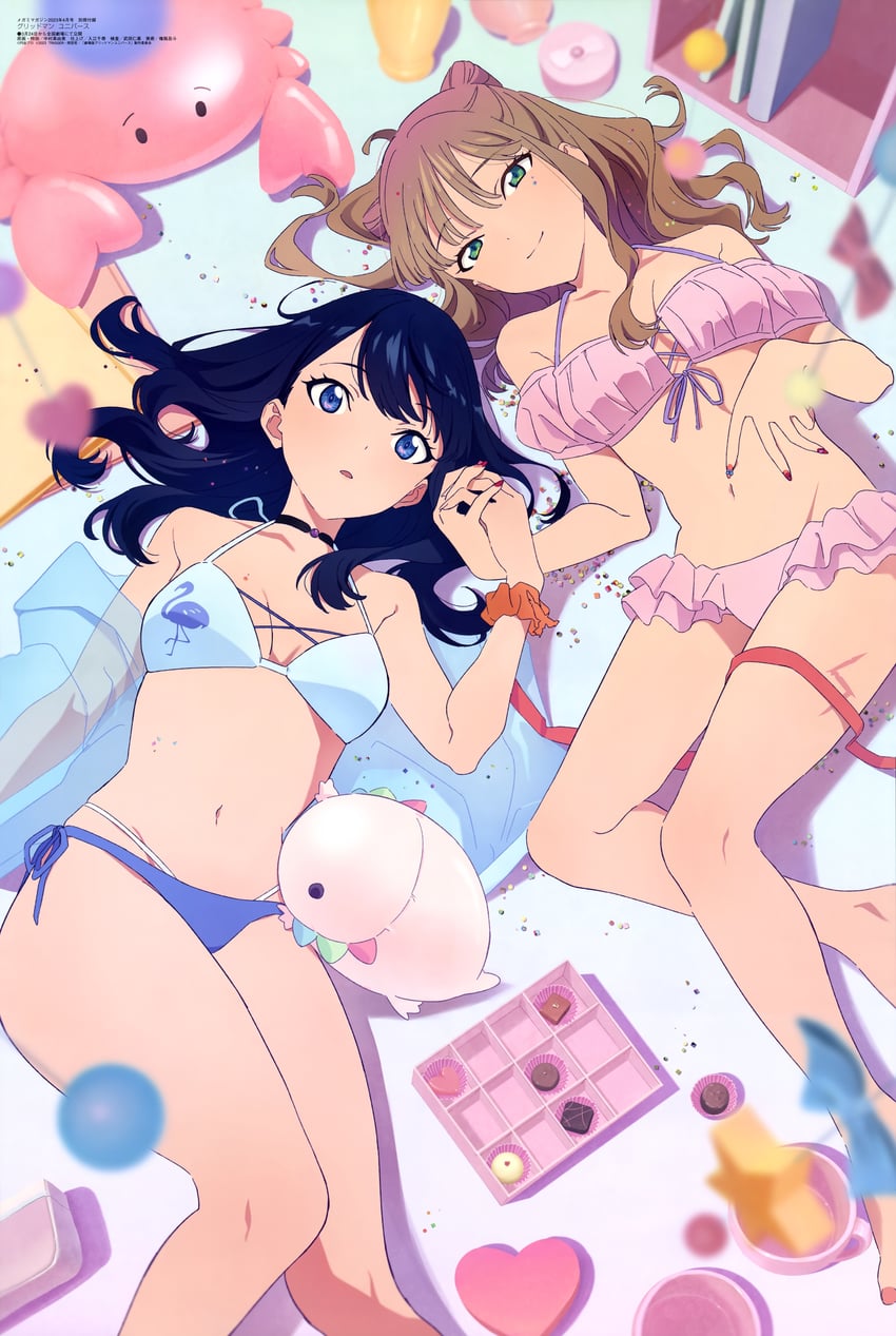 takarada rikka and minami yume (gridman universe and 3 more) drawn by nakamura_mayumi