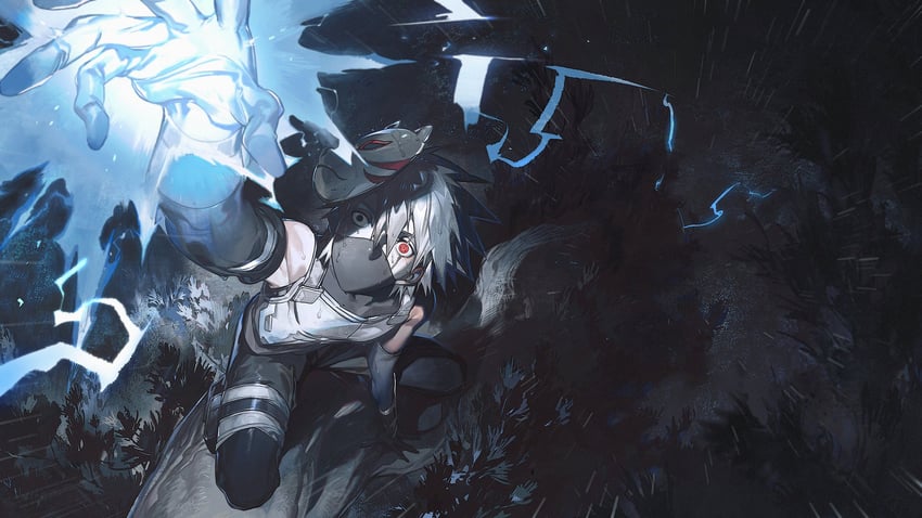 hatake kakashi (naruto and 1 more) drawn by hex_6shui