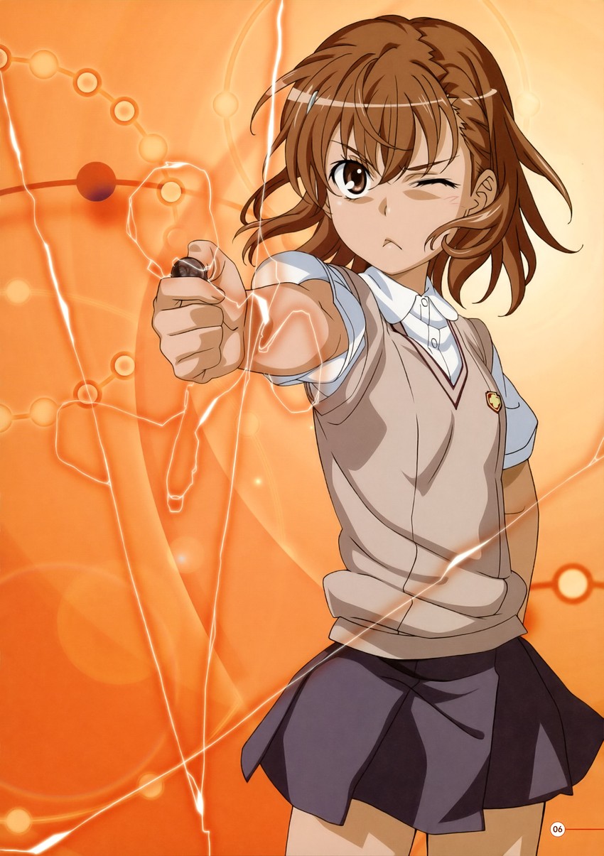 misaka mikoto (toaru majutsu no index and 1 more)