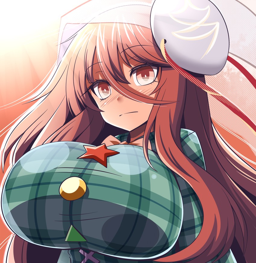 hata no kokoro (touhou and 2 more) drawn by gero_zoukin