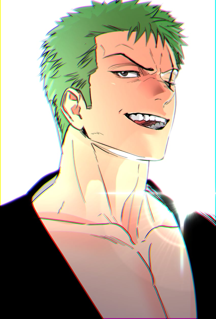roronoa zoro (one piece) drawn by eg_(eastg111)