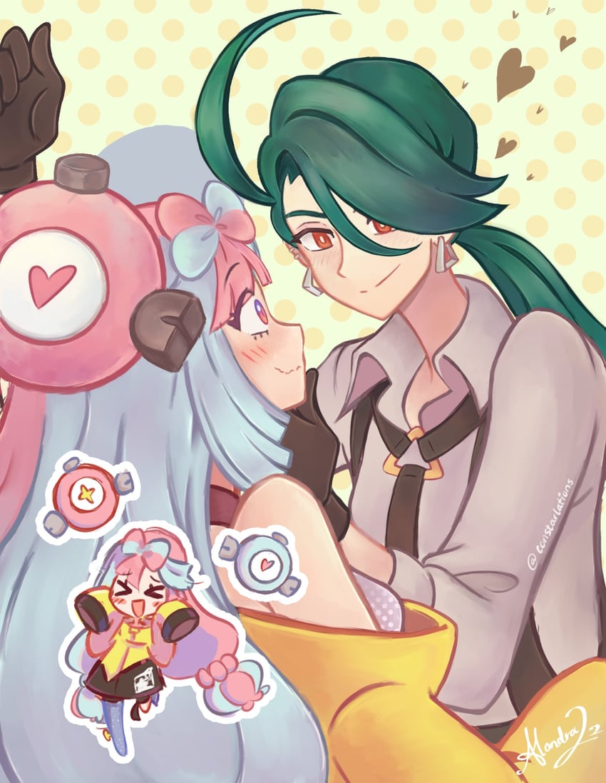 iono and rika (pokemon and 1 more) drawn by constarlations