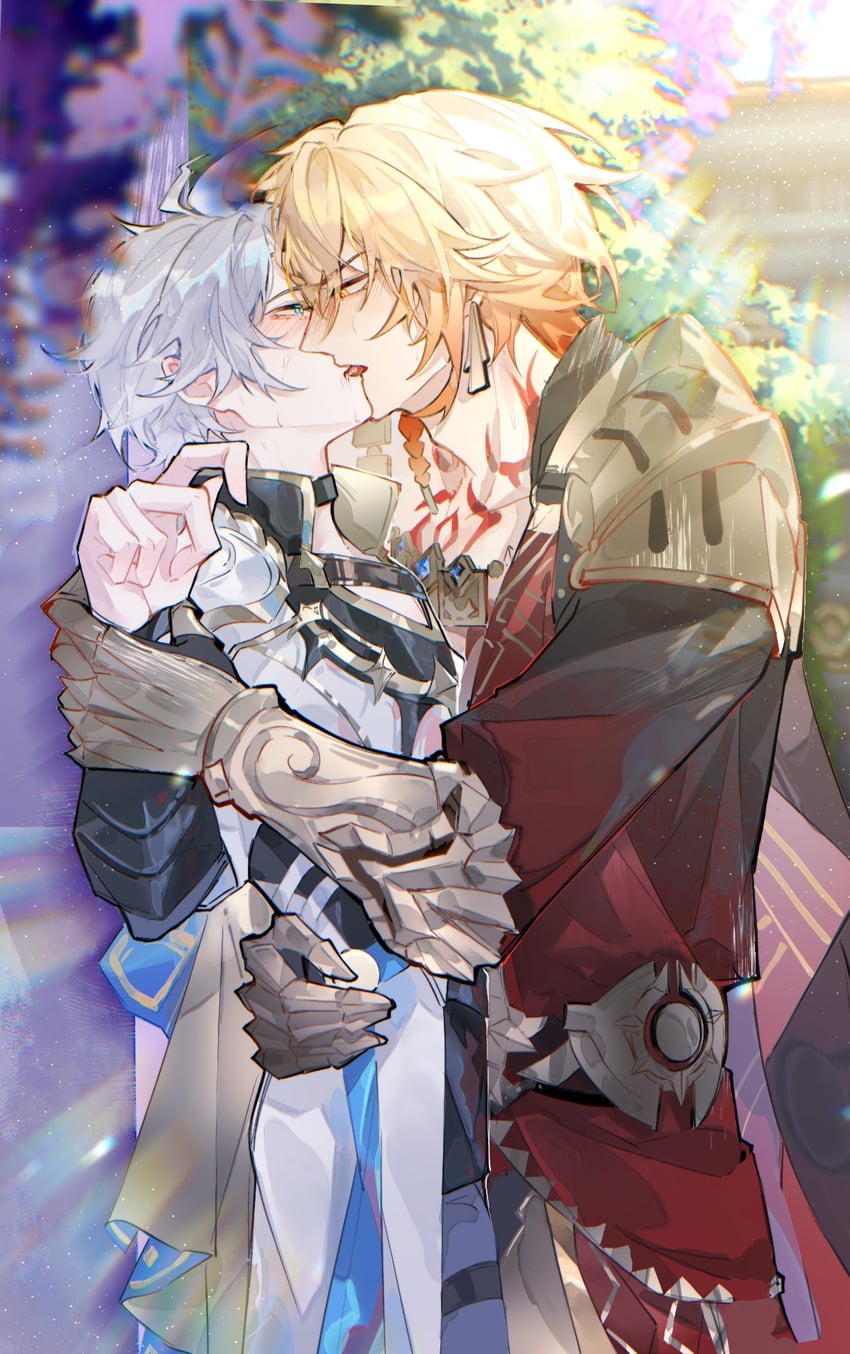 phainon and mydei (honkai and 1 more) drawn by renjian85537597