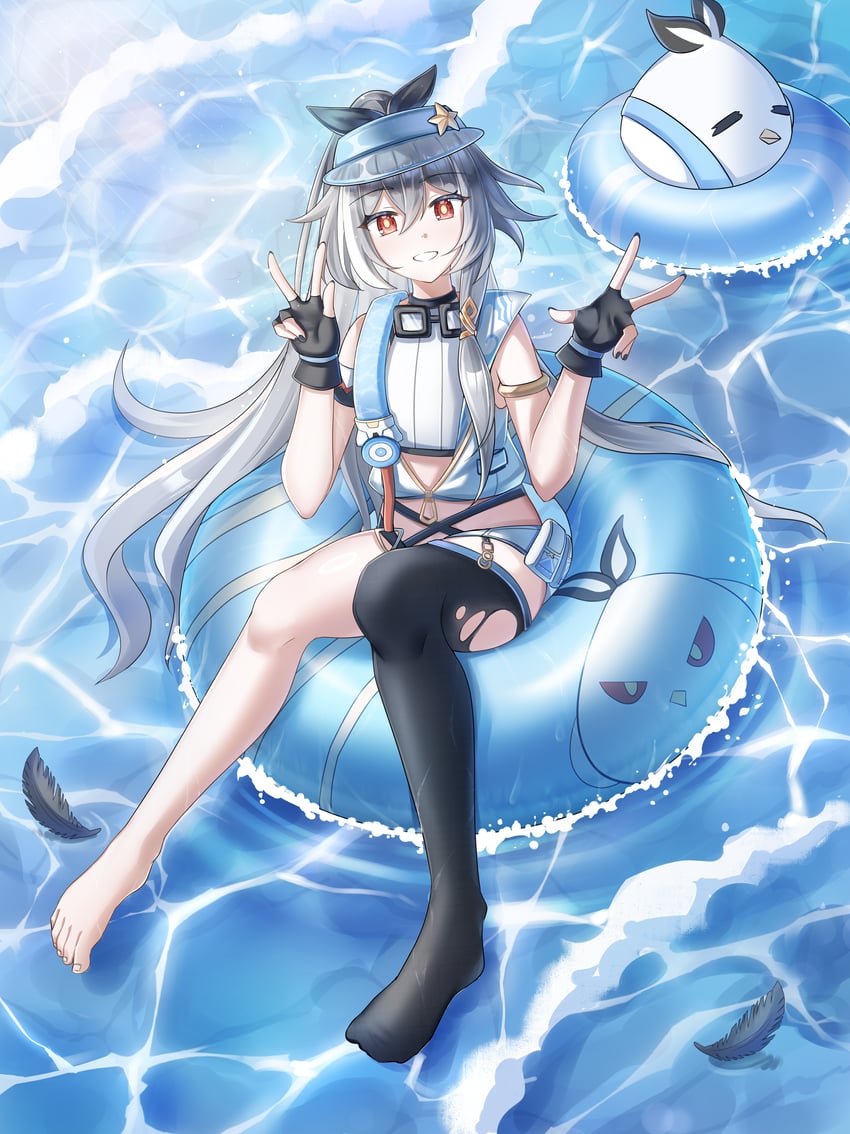 herrscher of sentience and jingwei (honkai and 1 more) drawn by yilisi