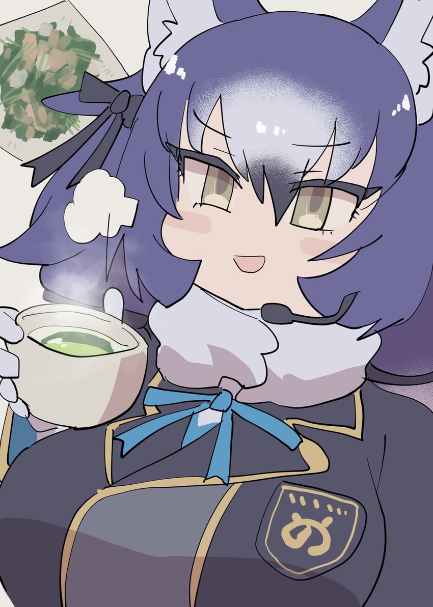dire wolf (kemono friends and 1 more) drawn by nishuu_miri