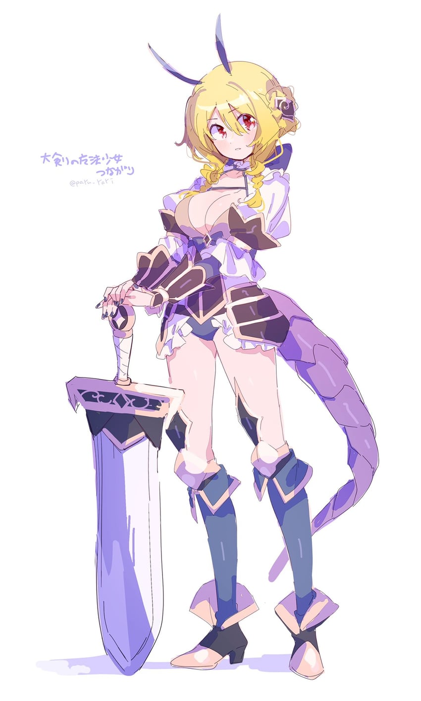 togame momoko and la pucelle (mahou shoujo madoka magica and 2 more) drawn by serizawa_serizane