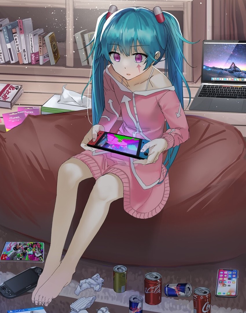 hatsune miku (vocaloid and 5 more) drawn by geisha-geisha-