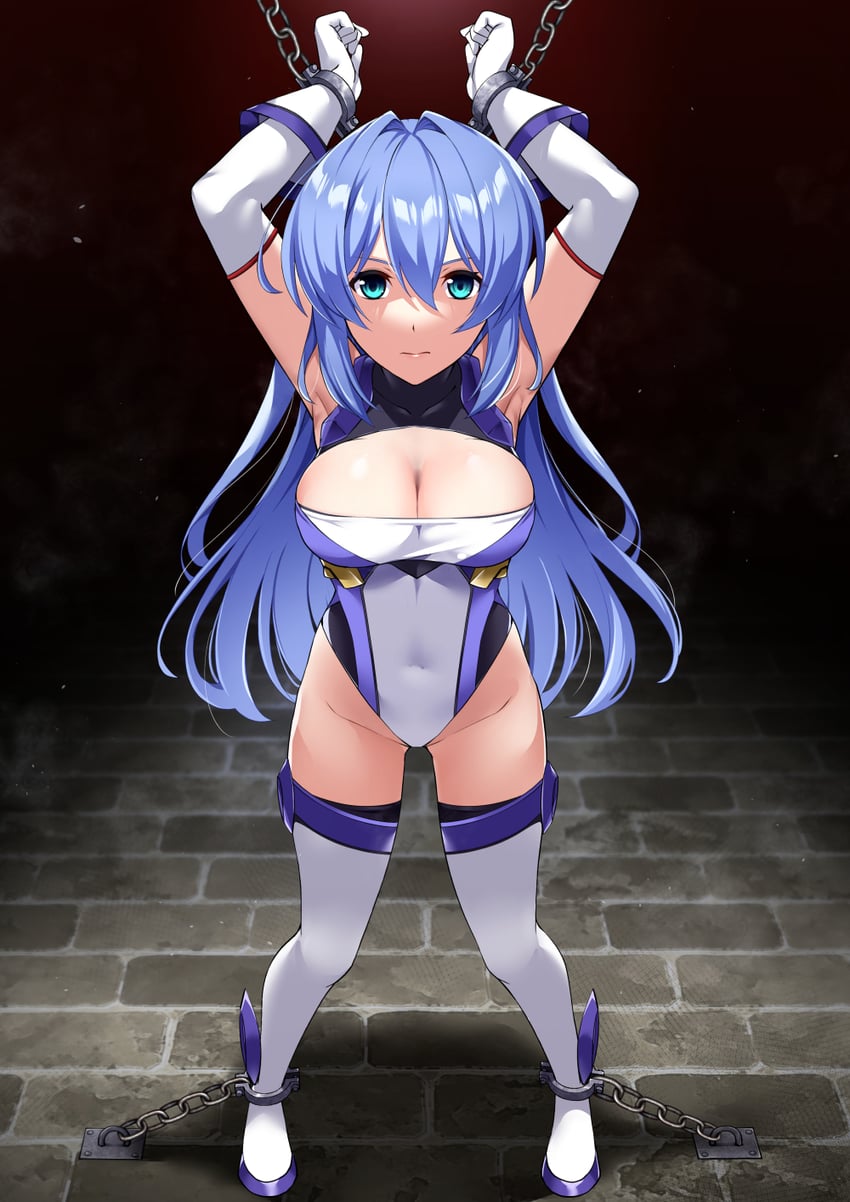 katsuragi marina and exs-tia (kouyoku senki exs-tia) drawn by mizuno_asami