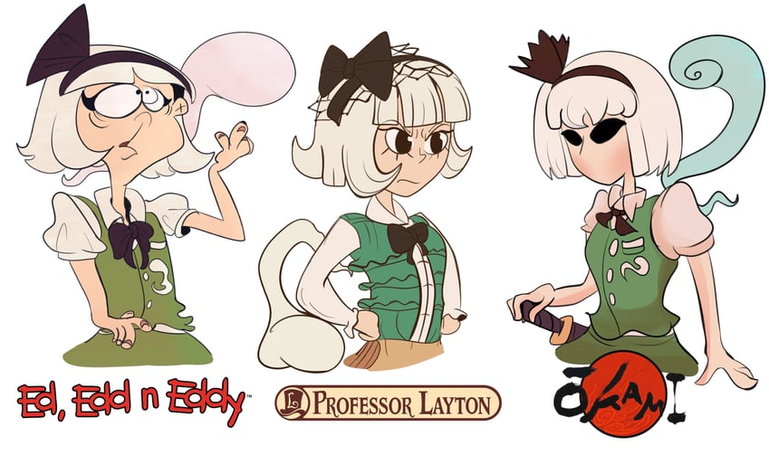konpaku youmu (touhou and 3 more) drawn by snoozyav
