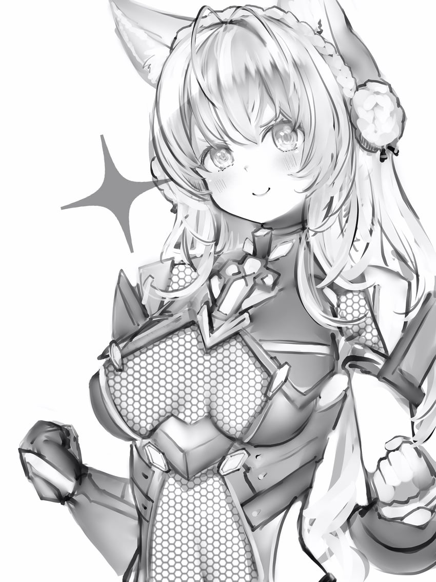 pyra and hakui koyori (hololive and 2 more) drawn by nanashi_(nlo)