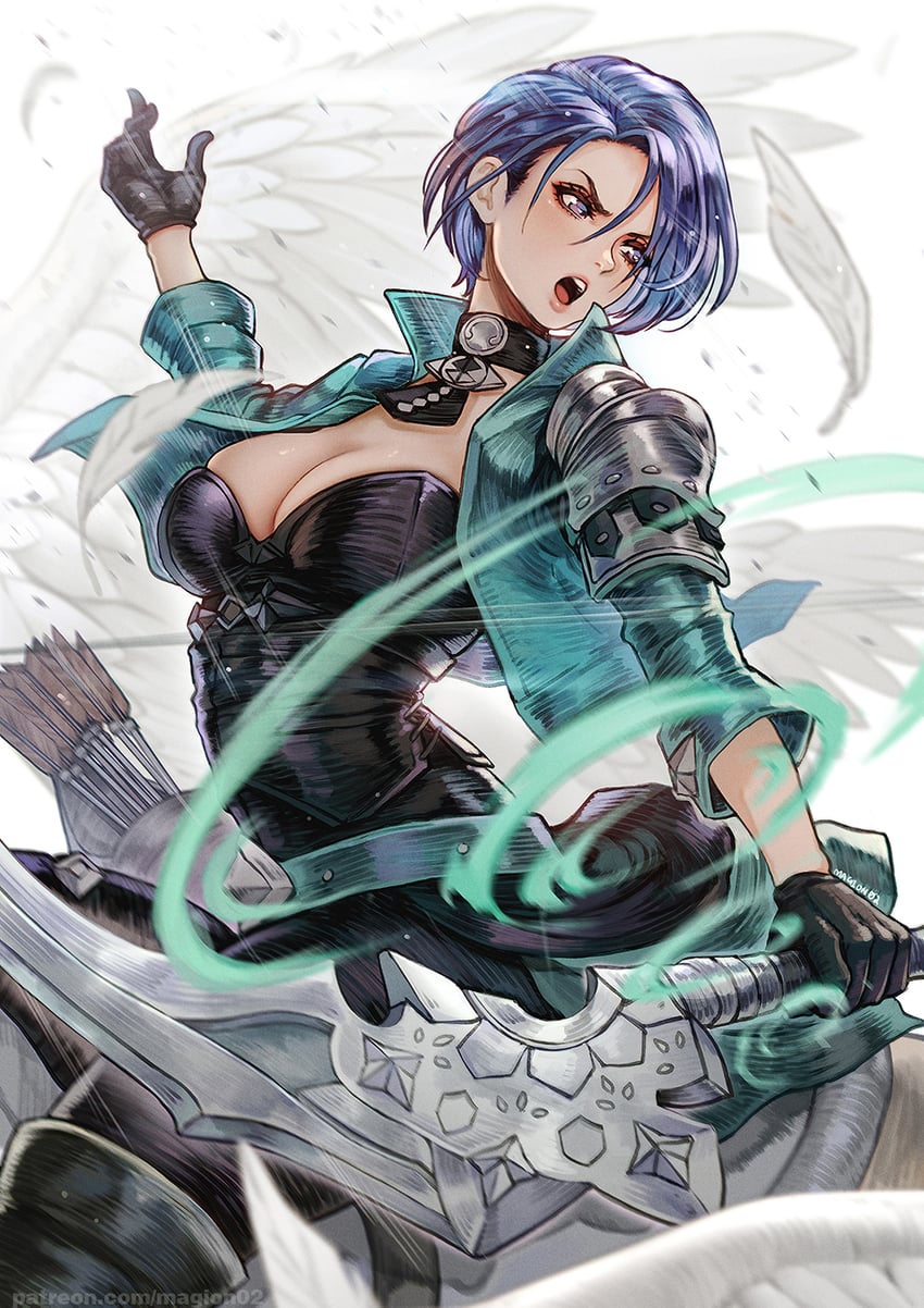 shamir nevrand (fire emblem and 1 more) drawn by magion02