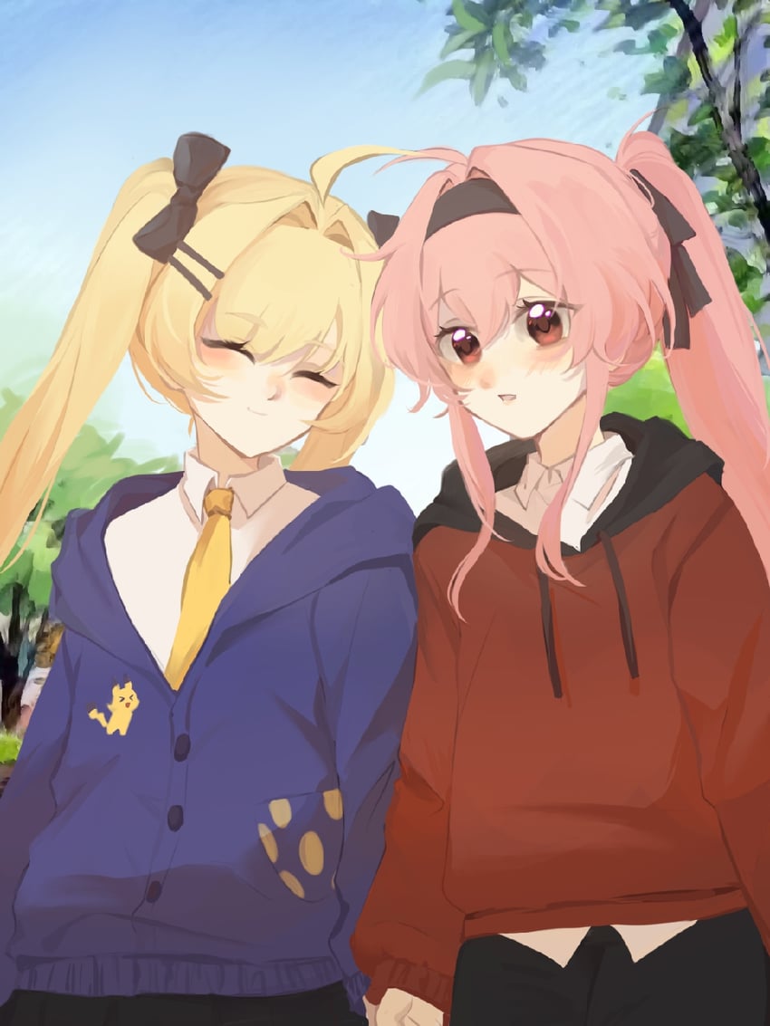 c chan and a pi (indie virtual youtuber) drawn by bilibili_1907584