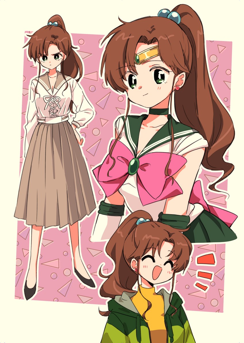 kino makoto and sailor jupiter (bishoujo senshi sailor moon) drawn by matsuda_hikari