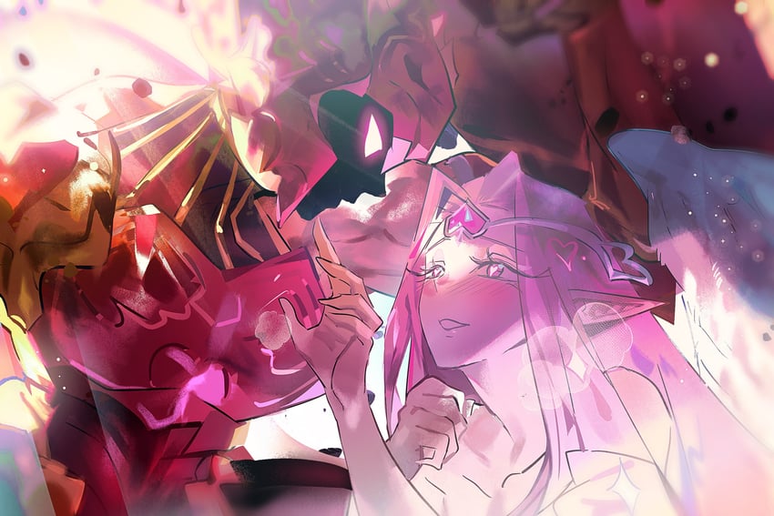 eternal sugar cookie and hollyberry cookie (cookie run and 1 more) drawn by pcacao