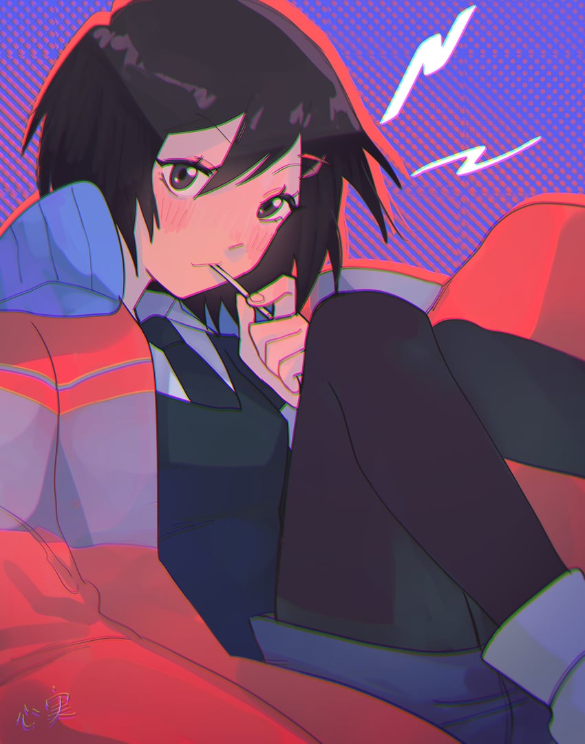 peni parker (marvel and 3 more) drawn by kokomi_(aniesuakkaman)
