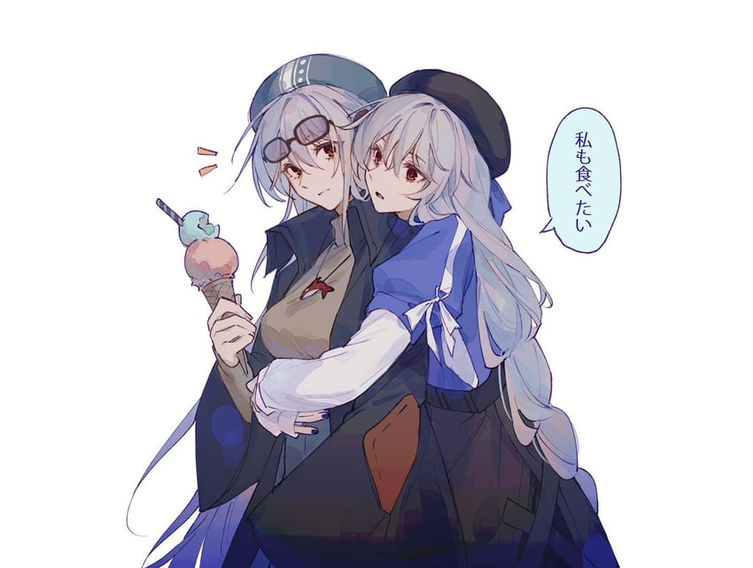 skadi and specter (arknights and 1 more) drawn by theta_(swfh8575)