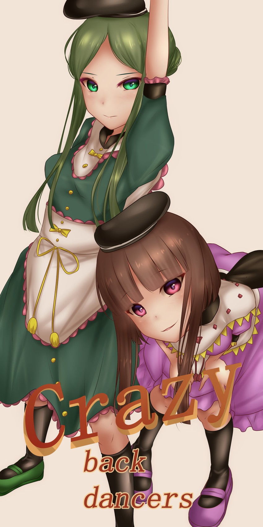 nishida satono and teireida mai (touhou) drawn by shounen_(hogehoge)