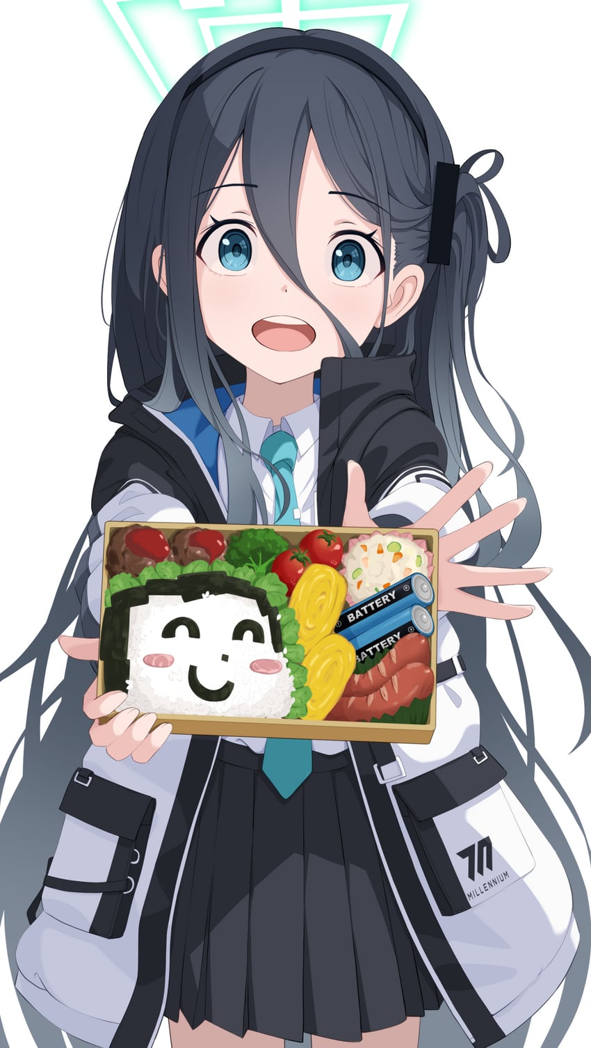 sensei, doodle sensei, and aris (blue archive and 1 more) drawn by shijima_(shijima_tc)